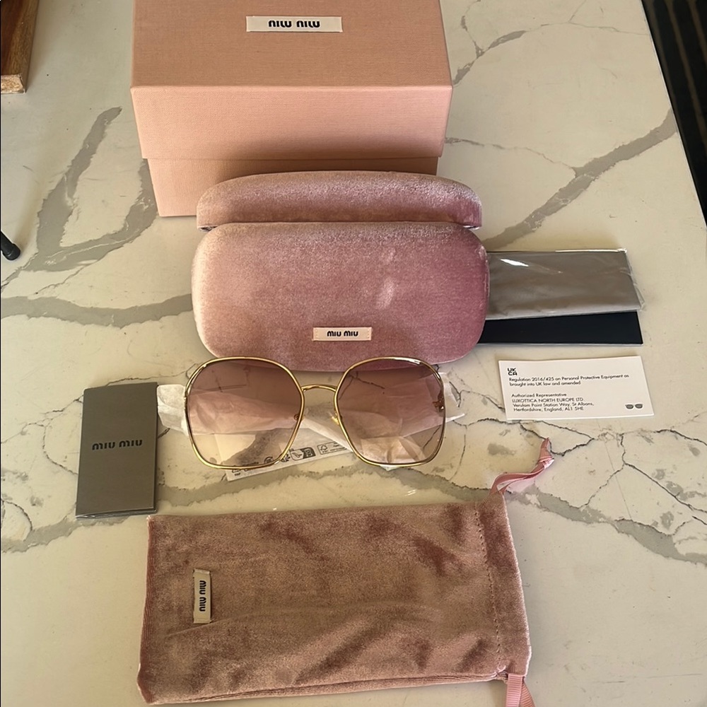 Miu Miu Pink Sunglasses